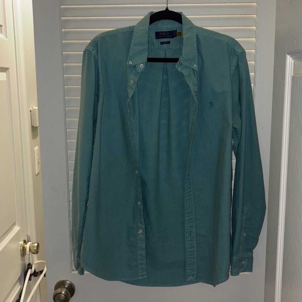 Ralph Lauren Aqua Classic Fit Oxford Shirt